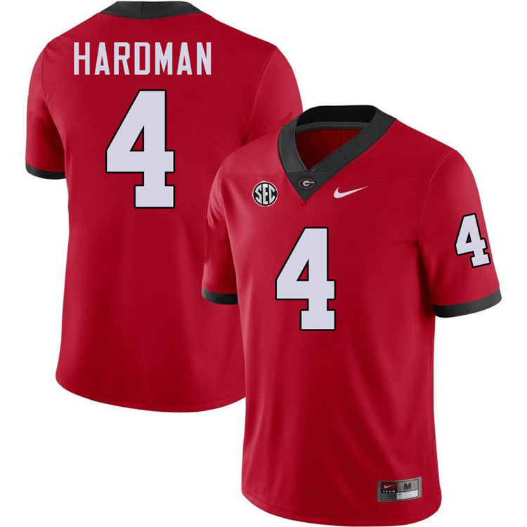 Mecole Hardman Georgia Jersey,University Of Georgia Bulldogs Football Jersey,Uniforms,Gears-Red